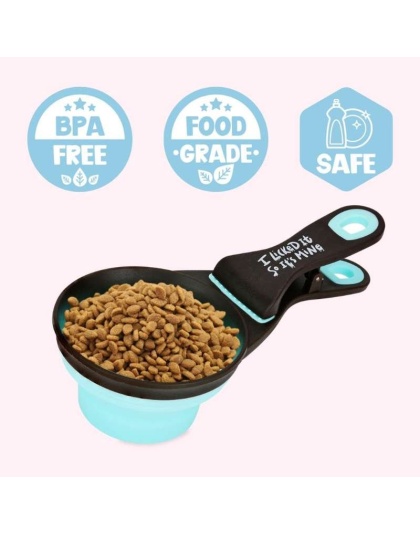 "I Licked It So It's Mine" Aqua Dog Food Scooper
