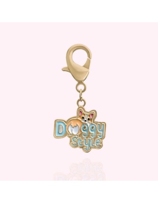 Gold - "Doggy Style" Dog Collar Charm