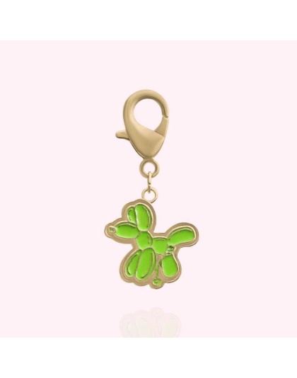 Gold - Balloon Dog Collar Charm