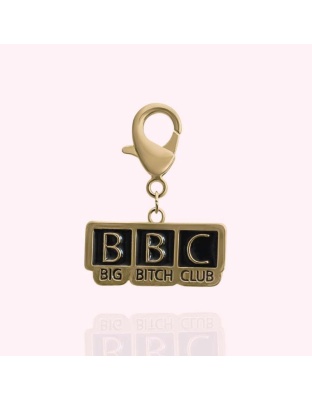 Gold - "BBC: Big Bitch Club" Dog Collar Charm