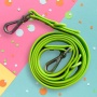 "Not Chunky Just Fluffy" Lime Green Leash