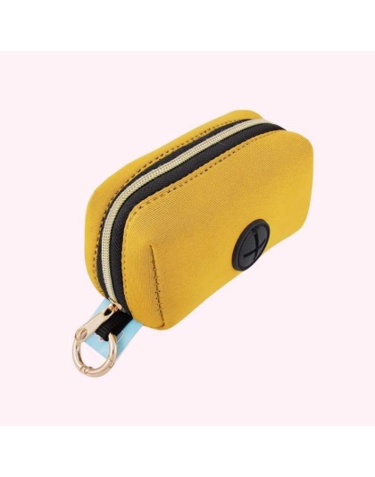 "Drop It Like It's Hot" Yellow Poop Bag Dispenser