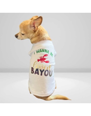 Just Want to Be Loved BAYOU- Dog Shirt - Small