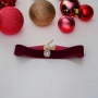 Luxurious Velvet Crystal Dog Collar - 10"