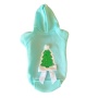 Quilted Christmas Tree Dog Hoodie - Large
