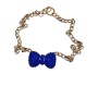 Royal Blue Bow Necklace- Big Dog Necklace - 2XL