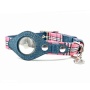 Pink Plaid & Denim - Apple Airtag Collar - Large