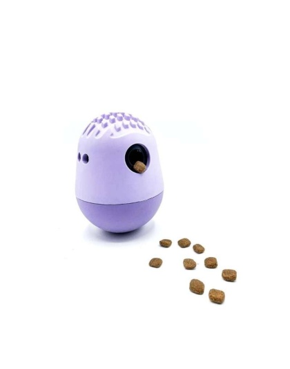Lilac Dog Interactive Puzzle Toy - HAPPY