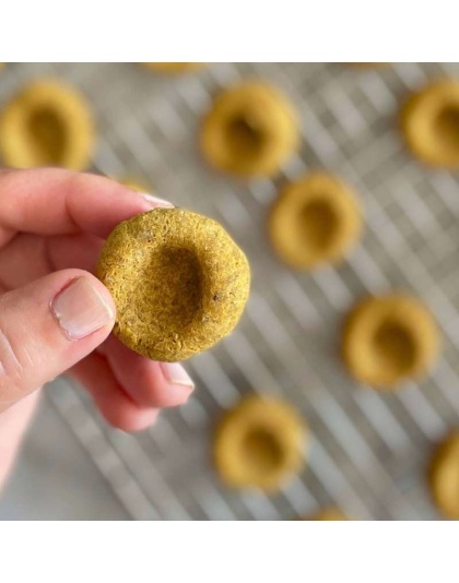 Organic Dog Treats Baking Mix - Thumbprint Cookies