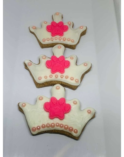 Top Dog Royal Crown Cookie-Pink