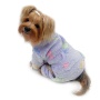 Purple - Ultra Plush Colorful Bones/Paws Turtleneck Pajamas - M