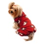 Burgundy - Silly Monkey Front Sleeveless Fleec Pajamas - L