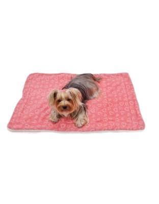 Pink - Blush of Love Fleece/Plush Blanket - One Size