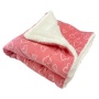 Pink - Blush of Love Fleece/Plush Blanket - One Size