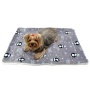 Gray - Ultra Thick Plush Penguins Blanket - 30" x 20"