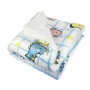 White - Ultra Plush Colorful Dinosaurs Blanket - 30" x 20"