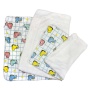 White - Ultra Plush Colorful Dinosaurs Blanket - 30" x 20"