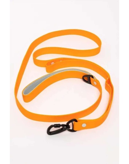 Orange - Crimson Glow Waterproof Dog Leash