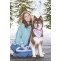 Hydrangea Haven Dog Bandana - M/L - 27in x 13in