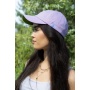 Lavender / Green - Lavender Garden Relaxed Baseball Cap