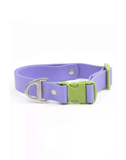 Lavender Garden Waterproof Dog Collar - 17 - 20 inch