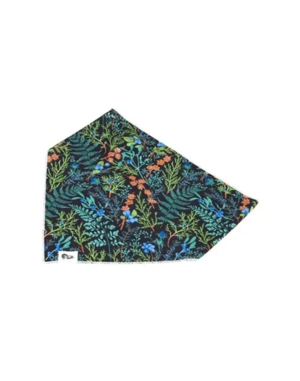Magical Fern Forest Dog Bandana - XL - 35in x 17in