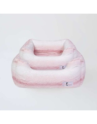 Pink Angora - Cashmere Dog Bed - Large