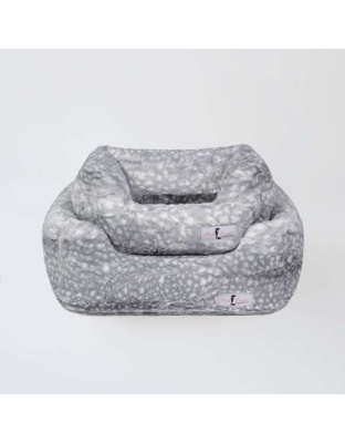 Silver Fawn   - Cashmere Dog Bed - Large