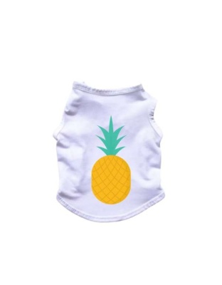 WHITE - Pineapple Tank Top - X Small
