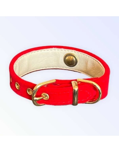 Red Velvet Bee Collar - 10"