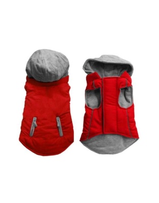 RED - Reversible Hooded Coat - X Large