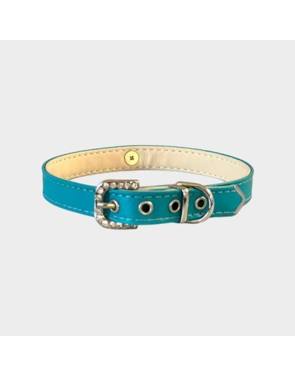 Rhinestone Heart Sniffany Dog Collar - 16"