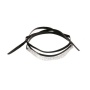 Rhinestone Ribbon Leatherette Pet Necklace - Small