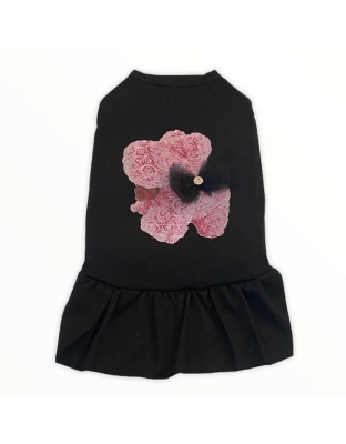 Roses and Puppy Love Dress - X Large