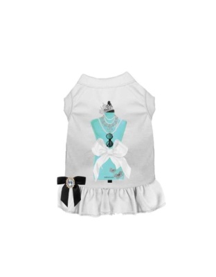 WHITE - Sniffany & Co Princess Dog Dress - X Large