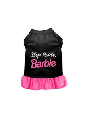 Black with Pink Ruffle - Step Aside, Barbie - 2X Large