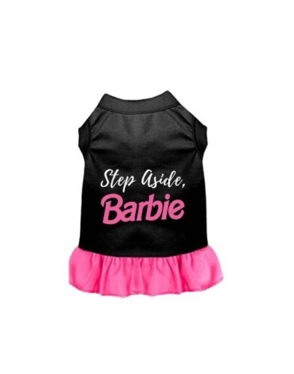 Black with Pink Ruffle - Step Aside, Barbie - 2X Large