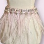 Feathers, Diamonds, & Pearls Glam Collar - 10''