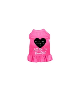 Solid Pink - Feed Me Treats & Tell Me I'm Beautiful - 2X Large