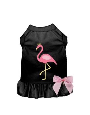BLACK - Flamingo Princess - 2X Large