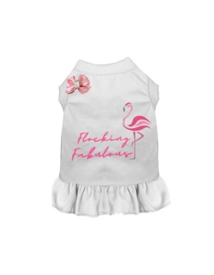 WHITE - Flocking Fabulous - X Large