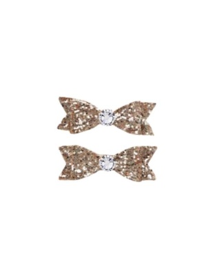 CHAMPAGNE - Glitter & Glam Bows