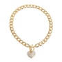 Gold - Heart Toggle Necklace