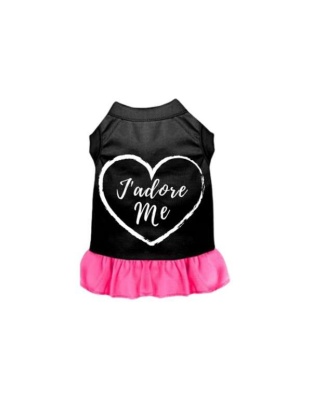 Black w Hot Pink - J'adore Me - X Small