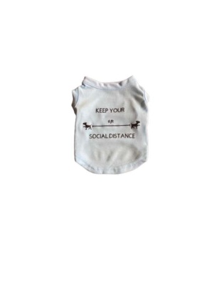 White - Keep Your Social Distance - X Small