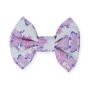 French Lavender Ink Blot Classic Dog Bow Tie - Standard