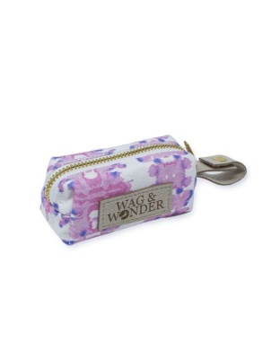 French Lavender Ink Blot Waste Bag Holder