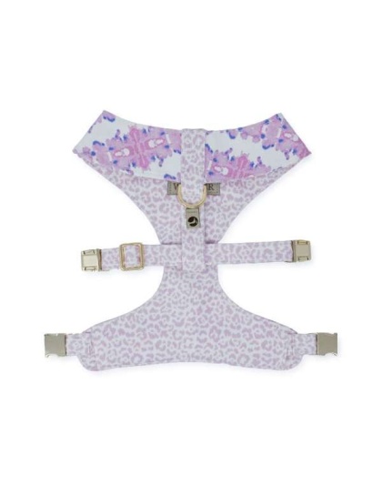 French Lavender Reversible Dog Harness - XS