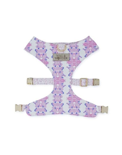 French Lavender Reversible Dog Harness - XXL