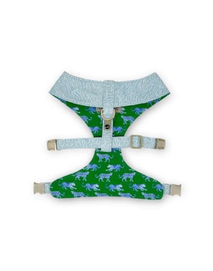 Leopard Parade Reversible Dog Harness - XS
